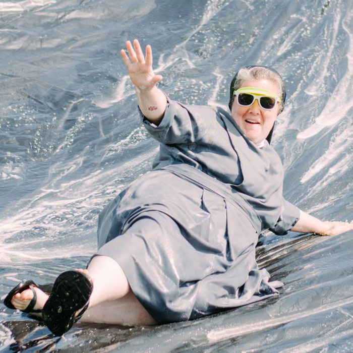 NUN SLIDING