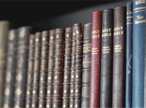Shelf-of-Bibles