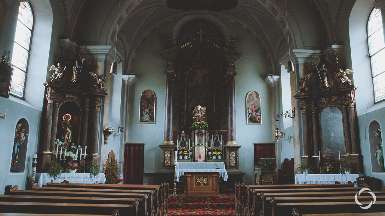 Inside of church