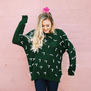 Woman dressed as a cactus 